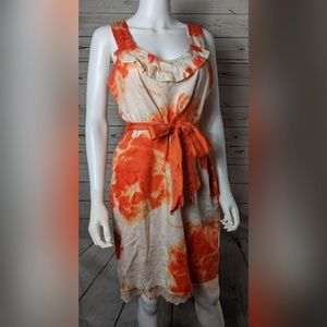 Moulinette Soeurs Anthro Orange Blossom Dress